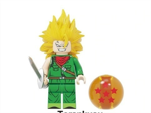 Trunks Super Saiyajin 3 Dragon Ball Z Heroe Gt Blocos Boneco