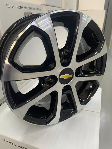 4 Rodas Aro 14 Liga Leve Onix Celta Prisma Classic Gm S205