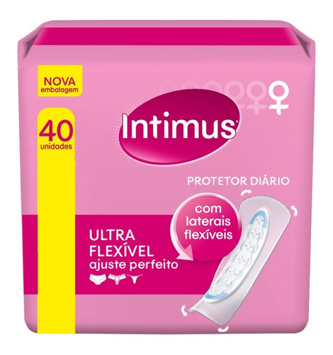 Protetor Diário 40 Unidades Ultra Flexível Intimus