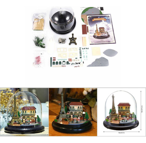 Caja De Música Diy Doll House, Kit De Juguetes En Miniatura