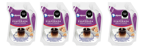 Leche Evaporada Alpura Deslactosada 125 Ml (4 Piezas)