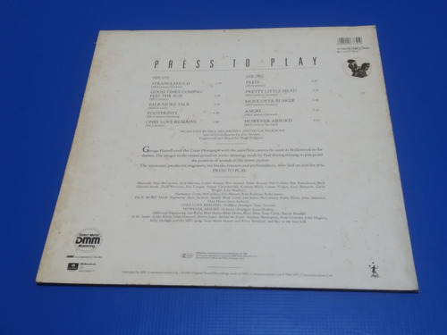 Lp Paul Mccartney - Press To Play (importado, Cee) (Usado)