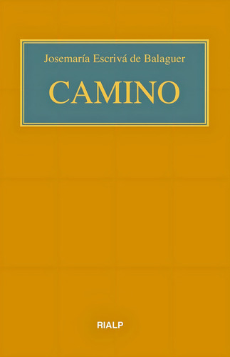 Libro Camino Bolsillo Rustica Color
