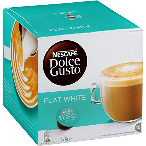 Nescafe Dolce Gusto Flat White Caf Cpsulas 16 Pack 6.60oz