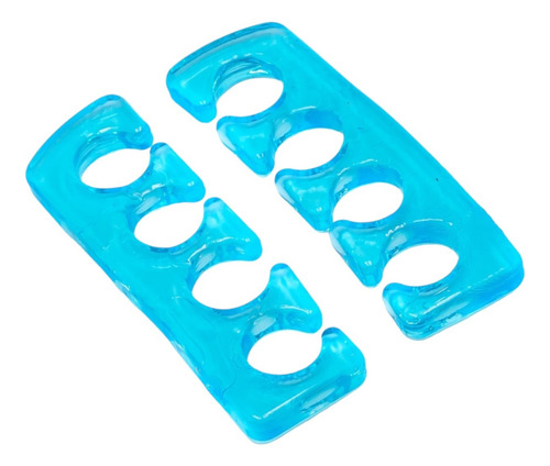 Separador De Dedos De Pies Silicon 1 Par Para Pedicure Color Al Azar