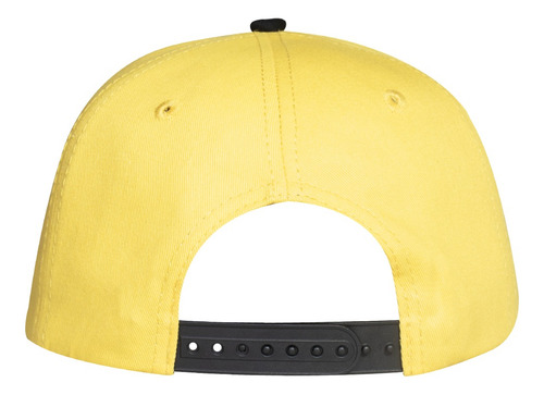 Gorra Lisa Amarillo/negro Roycaps Snapback Amarillo Ajustable