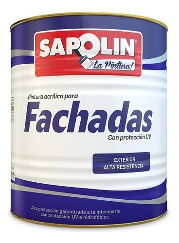 Fachadas Pintura Acrilíca 1gl - L  Color Gris Basalto