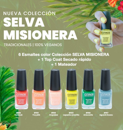 Imagen 3 de 3 de Kit Esmaltes De Uñas Tradicional X 8 Mate O Brillante C