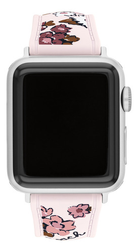 Coach Correa Para Apple Watch Compatible 38/40/41 Mm 1470029 Color Rosa