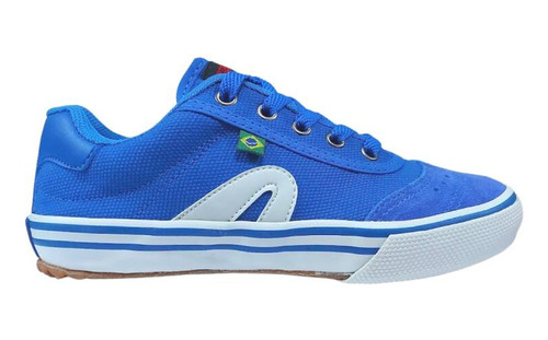 Tênis Futsal Plumax Masculino Em Lona 300 - Azul