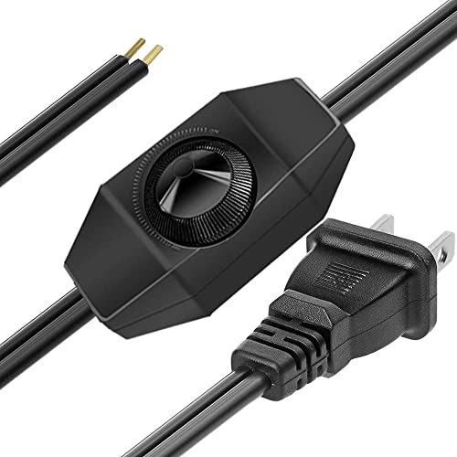 Interruptor Regulador Rotativo Ul Listed 2pack Con Cable De