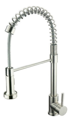 Grifo Mezclador Monomando Tecnolam Tec102ss Acabado Satinado Satinado