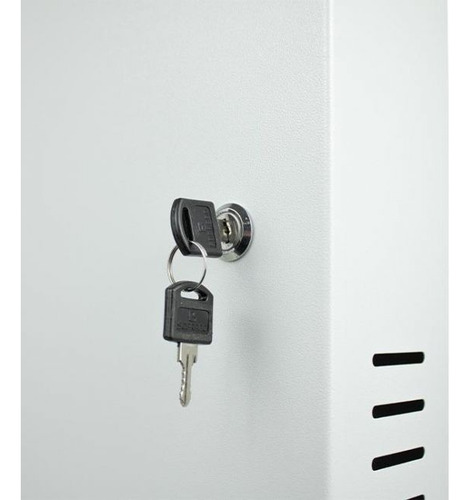 Rack Caixa Metálica Vertical Parede Dvr Switch Rj45 Branco