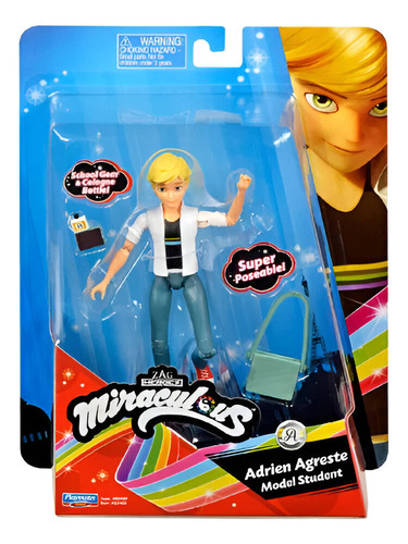 Miraculous Muñeca Adrien Adrian Agreste Students 13cm 50400