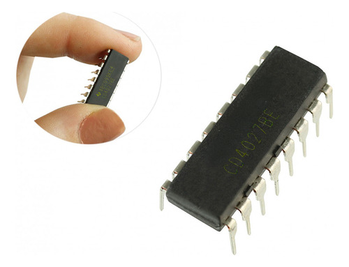 Kit 10 Integrados Cd4027bd Control Y Almacenamiento De Datos