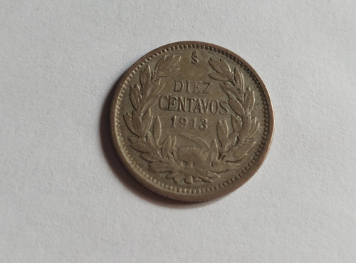 Moneda De Diez Centavos Año 1913