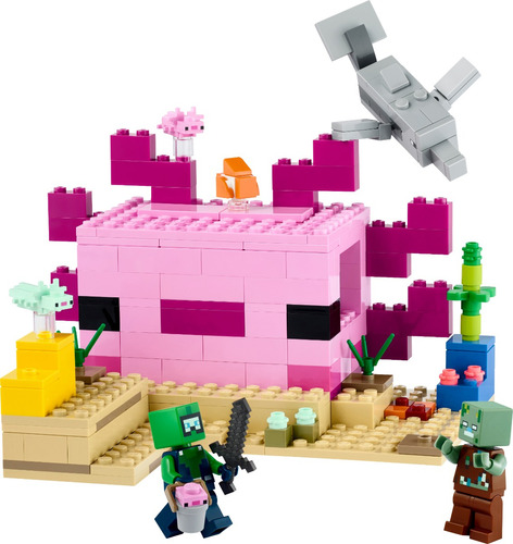 Kit De Construcción Lego Minecraft La Casa-ajolote 21247 3+ Cantidad de piezas 242