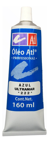 Pintura Oleo Atl T-40 160ml Tubo Grande Color del óleo 222 Azul ultramar
