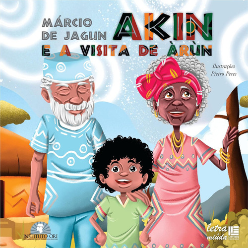 Akin e a visita, de Marcio de Jagun. Editora Litteris editora, capa mole em português