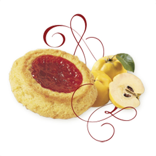 Imagen 3 de 7 de Galletitas Pepas Terepin Mermelada Dulce De Membrillo