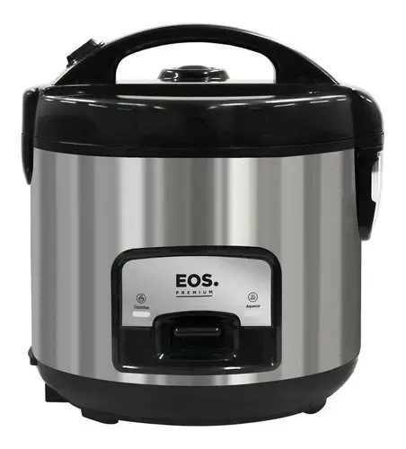Panela Elétrica De Arroz Eos 5 Xicaras Inox Preto Frequência 60hz