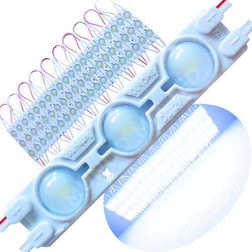 600pçs Módulo Led String Led Ip67 3led 5730 1,7w Frio 6500