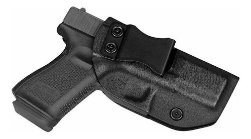 Funda Universal Kydex Iwb Para Glock 25 17 19 Oculta Zurdo/diestro Negro