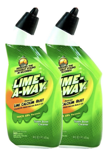 Lime-a-way Limpiador De Inodoro, Liquido De 16 Onzas (paquet