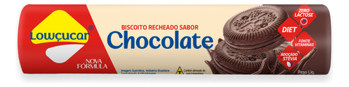 Biscoito Recheado Lowçucar 120g Sabores Diversos Kit Com 16