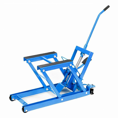 Elevador Para Moto Móvel Hidráulico 680kg 5614 Bremen Cor Azul