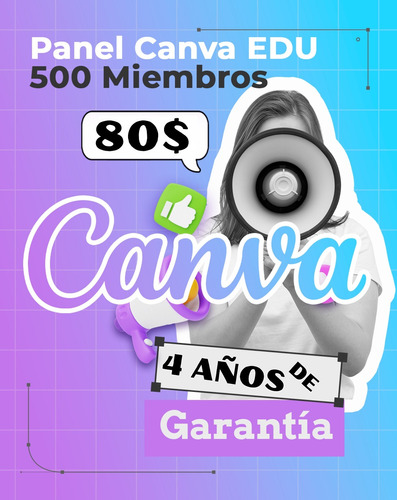 | Canva Edu. Pro | Panel Docente 500 Miembros