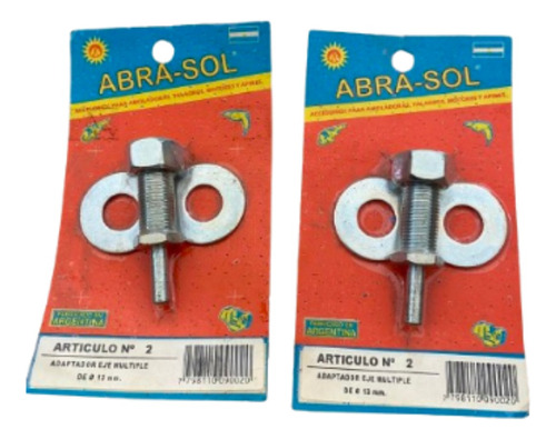 Adaptador Eje Múltiple De 13 Mm Abrasol Art.2.