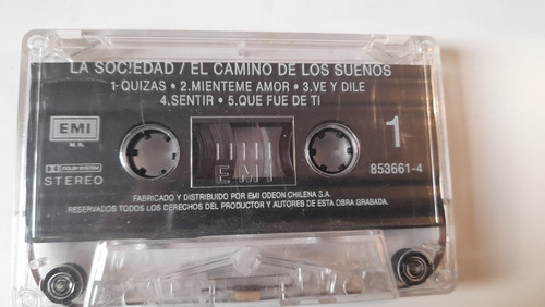 Cassette De La Sociedad La El Camino De Los Sueños(#64 (Usado)