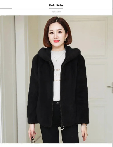 Sudadera Con Capucha Cálida De Forro Polar Para Mujer, Moda De Invierno, Estilo Comun