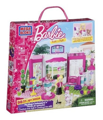 Tienda De Mascotas Mega Bloks Barbie
