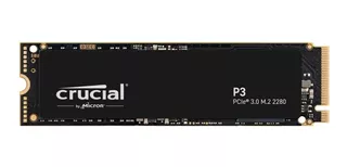 Disco Solido Ssd Crucial P3 500gb Pcie M.2 2280