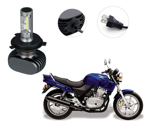 Lâmpada Ultraled Farol Moto Cb 500r 2017 2018 2020 6000k