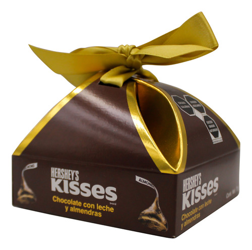 Chocolate Kisses Almendras Caja Regalo 72 Gr 3 Pz