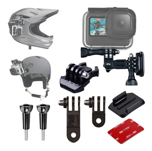 Gopro Go Pro Side Mount Suporte Lateral Capacete Ahedm-001