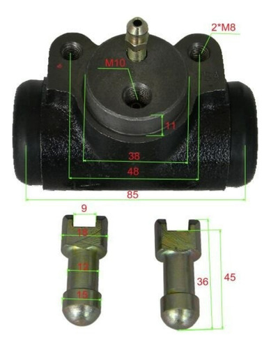 Cilindro De Freio Da Roda Empilhadeira Tcm 4 A 5 Toneladas