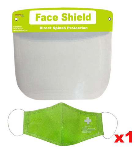 Careta Protectora Facial Baratos, Mxfas-015, Kit 1 Pza, Car