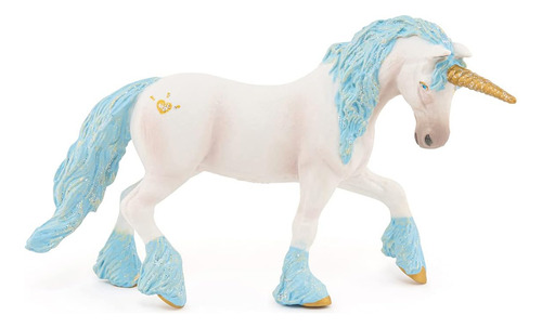 Papo Unicornio Magico Con Figura De Juguete Azul