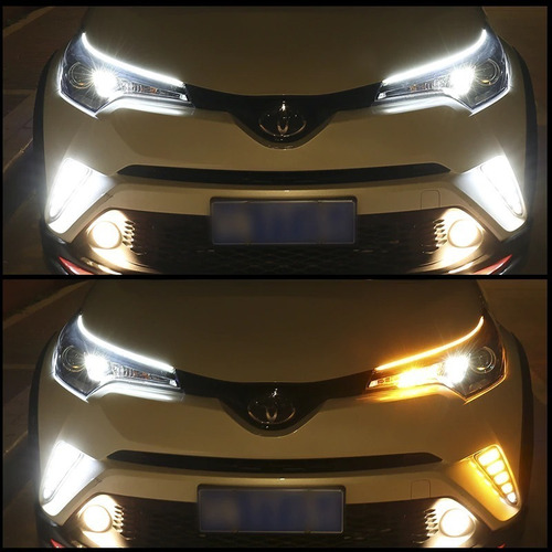 Tira Led 60cm Drl Pestañana Ojo De Angel Para Faro Tuning