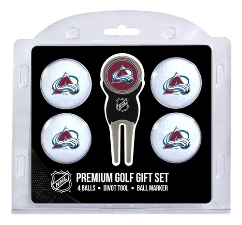 Set De 4 Bolas De Golf Team Golf Nhl Avalanche