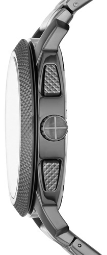 Reloj Fossil Machine Fs4931 De Acero Inoxidable Ahumado Para