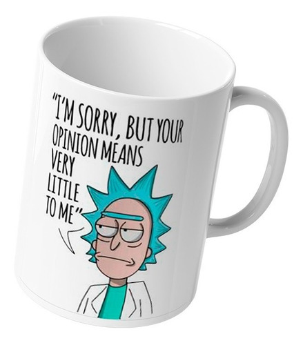 Taza Rick And Morty Para Cafe Te Original Nueva