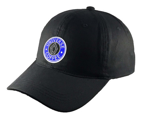 Gorra Clasica Algodón Negra Café Logo R293