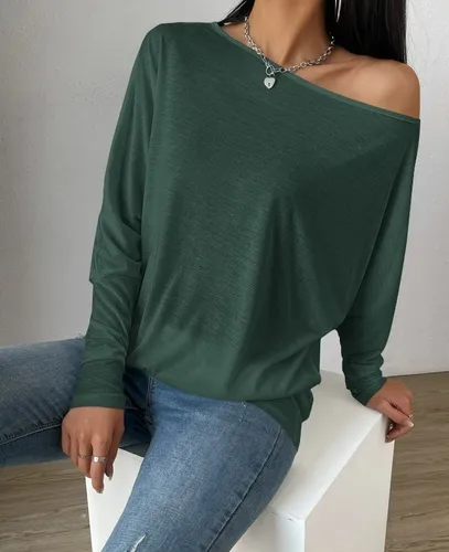 Poleras manga murcielago para mujer clearance