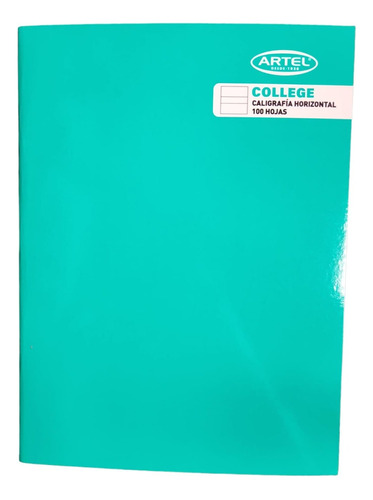 Cuaderno College Caligrafía Horizontal Verde 100 Hj. Artel