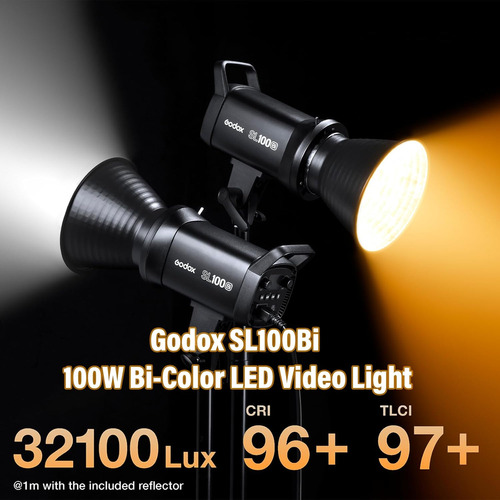 Luz Bicolor Led Sl100 Con Soporte Bowens Para Grabación